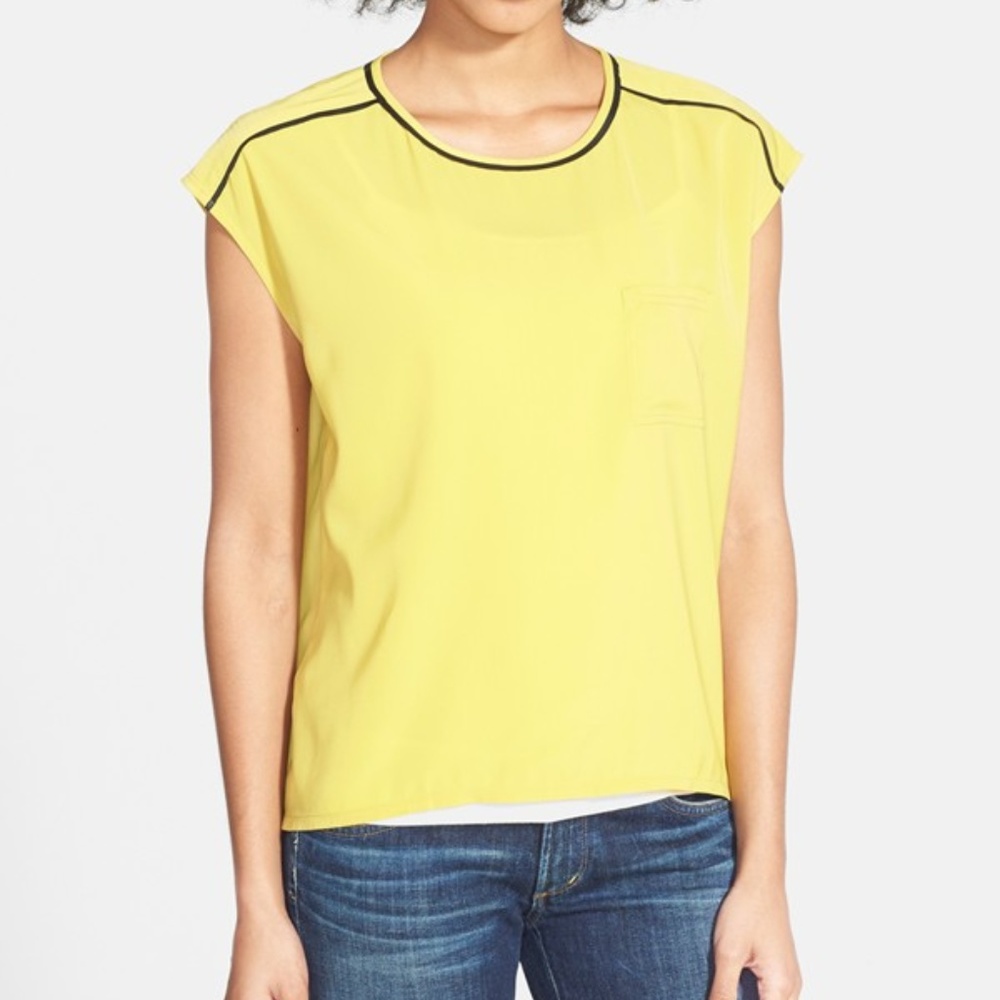 Halogen Green Top Blouse